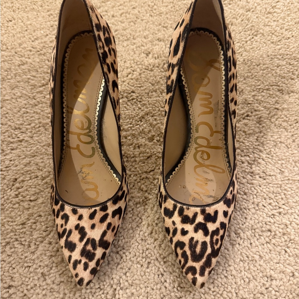 Sam Edelman Animal Print Heels